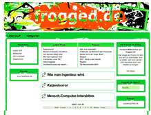 Tablet Screenshot of frogged.de